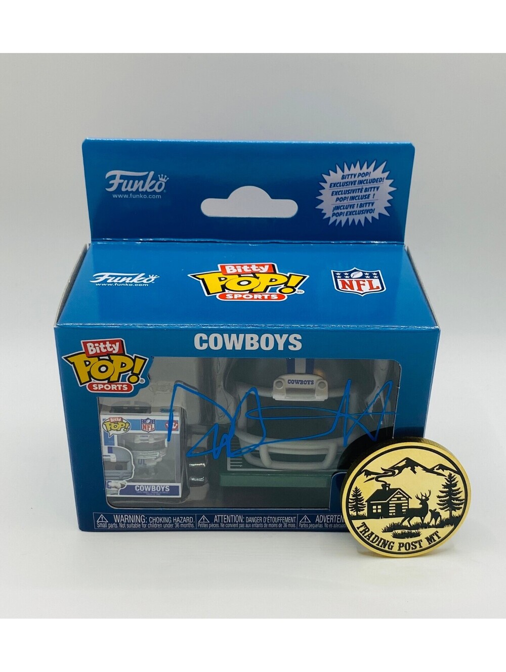 Dak Prescott Signed Funko Bitty Pop With COA (3221303)
